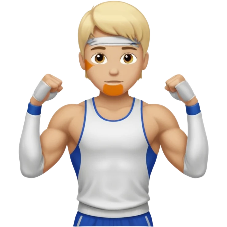 blonde boy athelete emoji