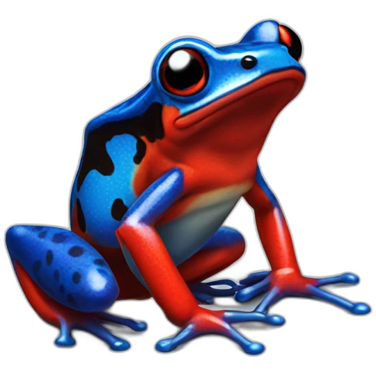 Red And Blue Poison Dart Frog emoji