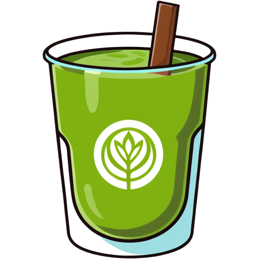 Iced Matcha  emoji