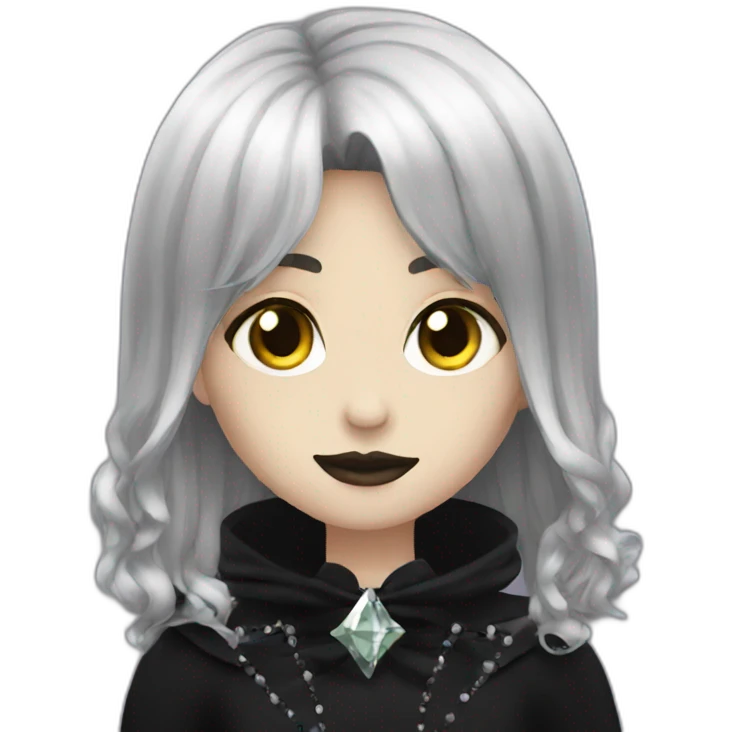goth jewel emoji