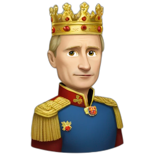 putin king emoji