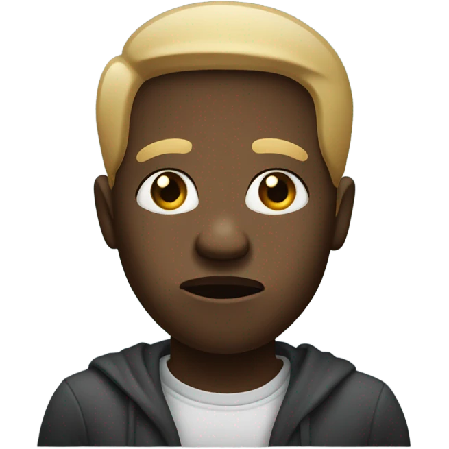 🤨 as a black person emoji