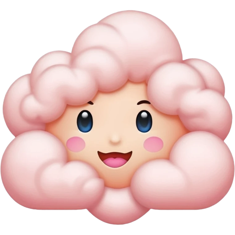 cloud peach pink emoji