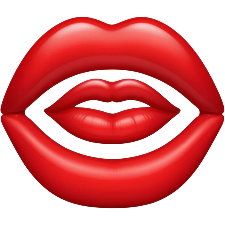 lipstick kiss emoji