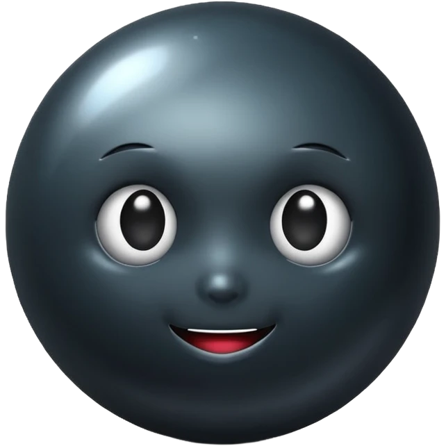 black pearl black colour solid black  emoji