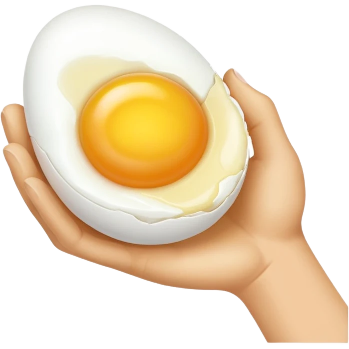 cracking an egg for cooking emoji