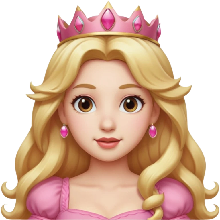 Princess peach head emoji