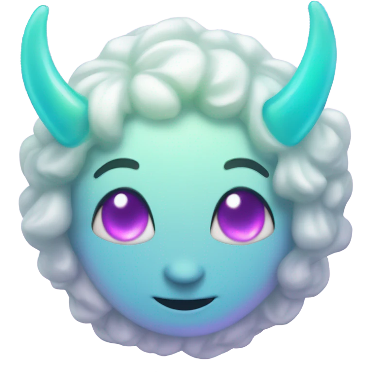 opal crystal gemstone horned smiley 😈  emoji