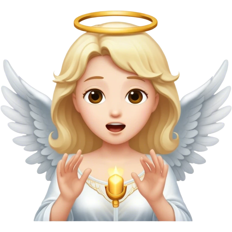 Angel sung emoji