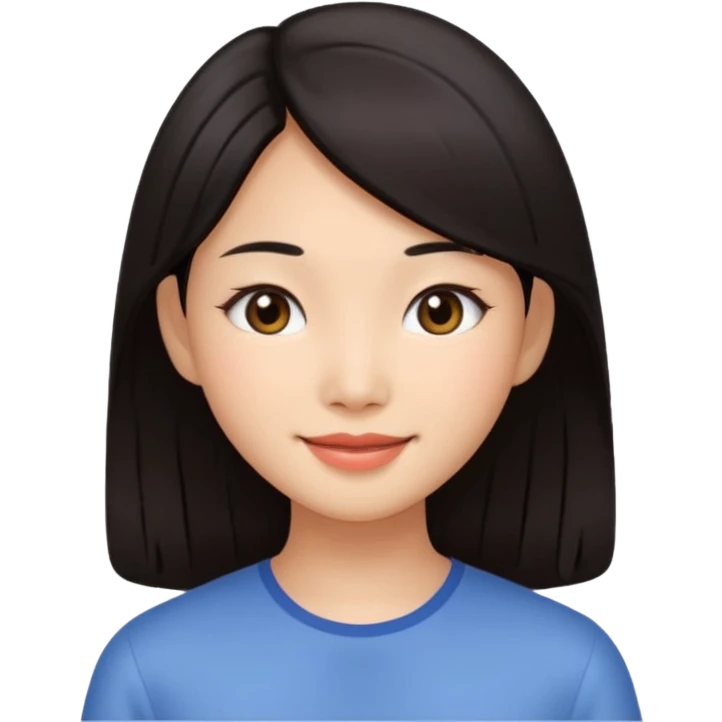 Asian girl emoji