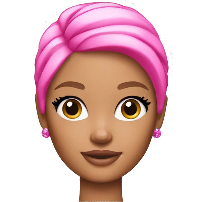 Barbie style emoji