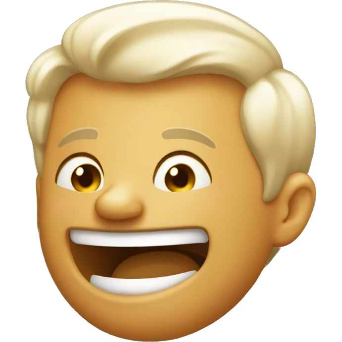 Laughing hard  emoji