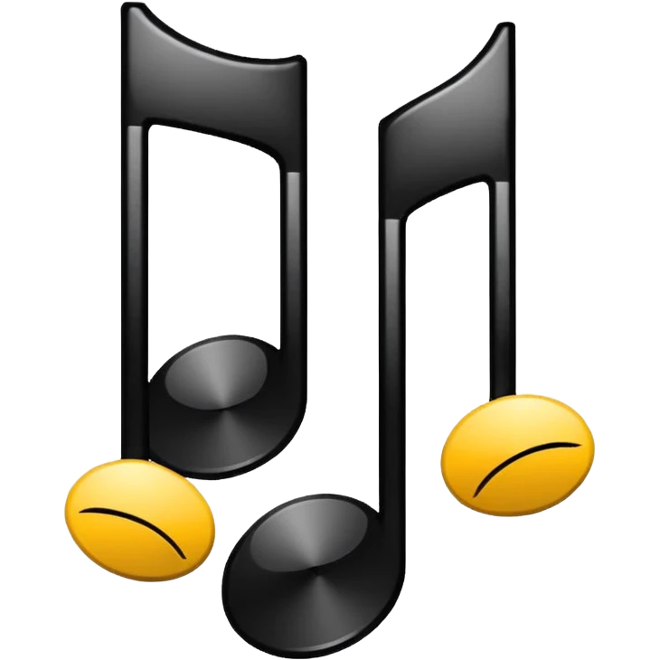 note of silence music emoji