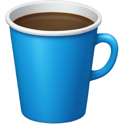 Blue cup emoji