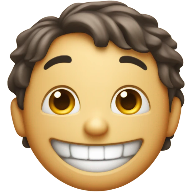 Happy face emoji