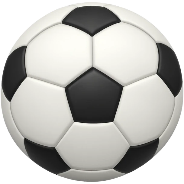 Crea un balón negro con rayas blancas emoji