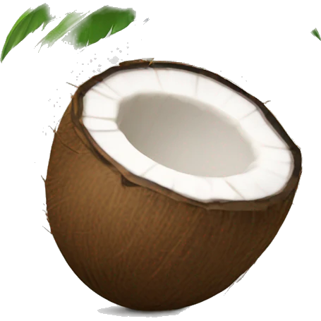 Coconut with eagle claws emoji
