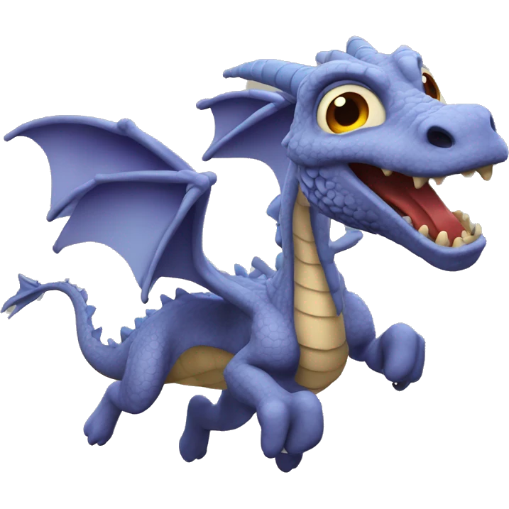 dragón volando con niño montandolo  emoji