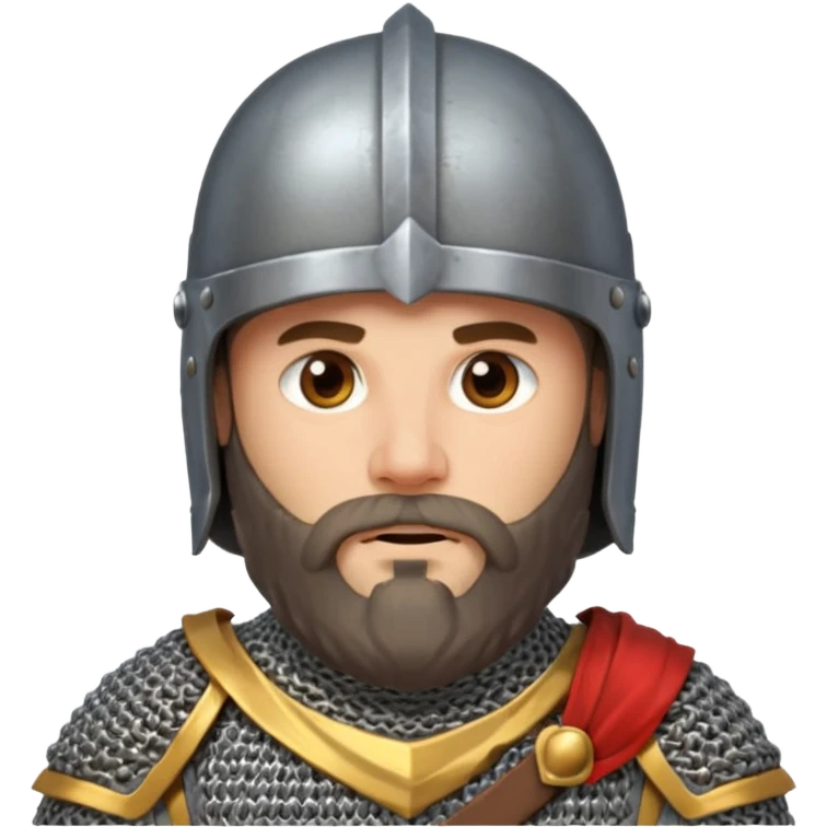 BEARDED Knight  emoji