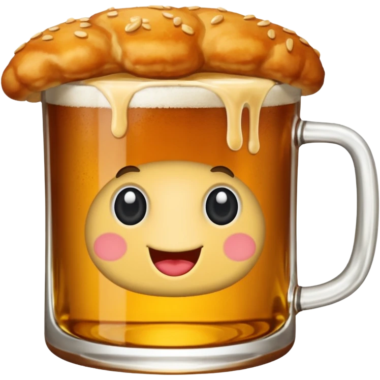 Schnitzel daneben bier emoji