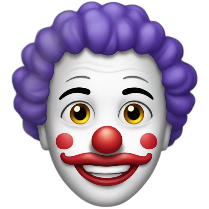 a clown emoji