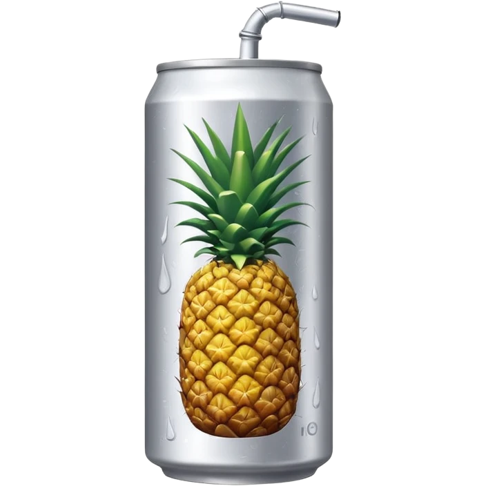 energy drink coconut and pinaple emoji