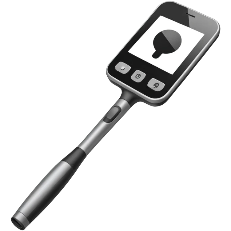 Handheld scanner wand emoji