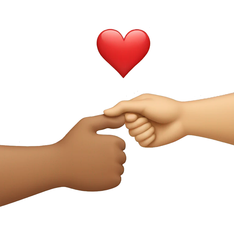 Heart with handshake  emoji