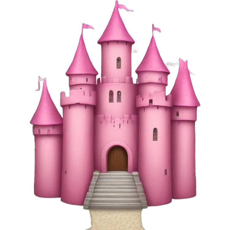 Pink castle emoji