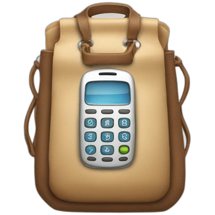 bag phone emoji