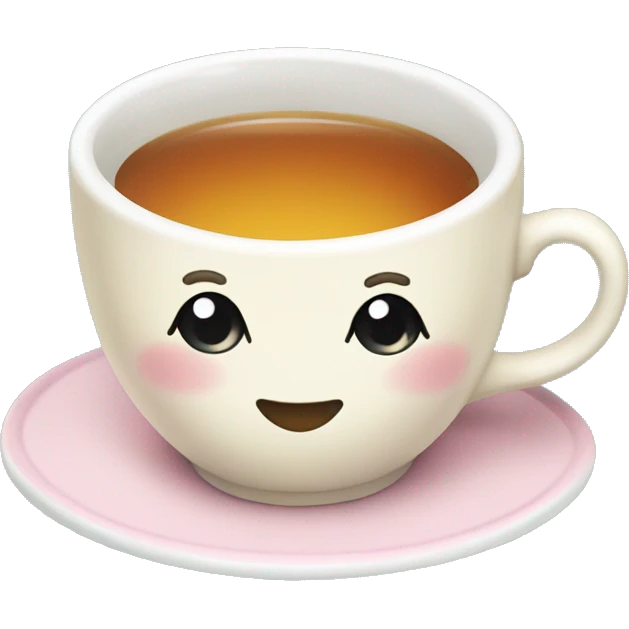 Cute Cottagecore tea cup emoji