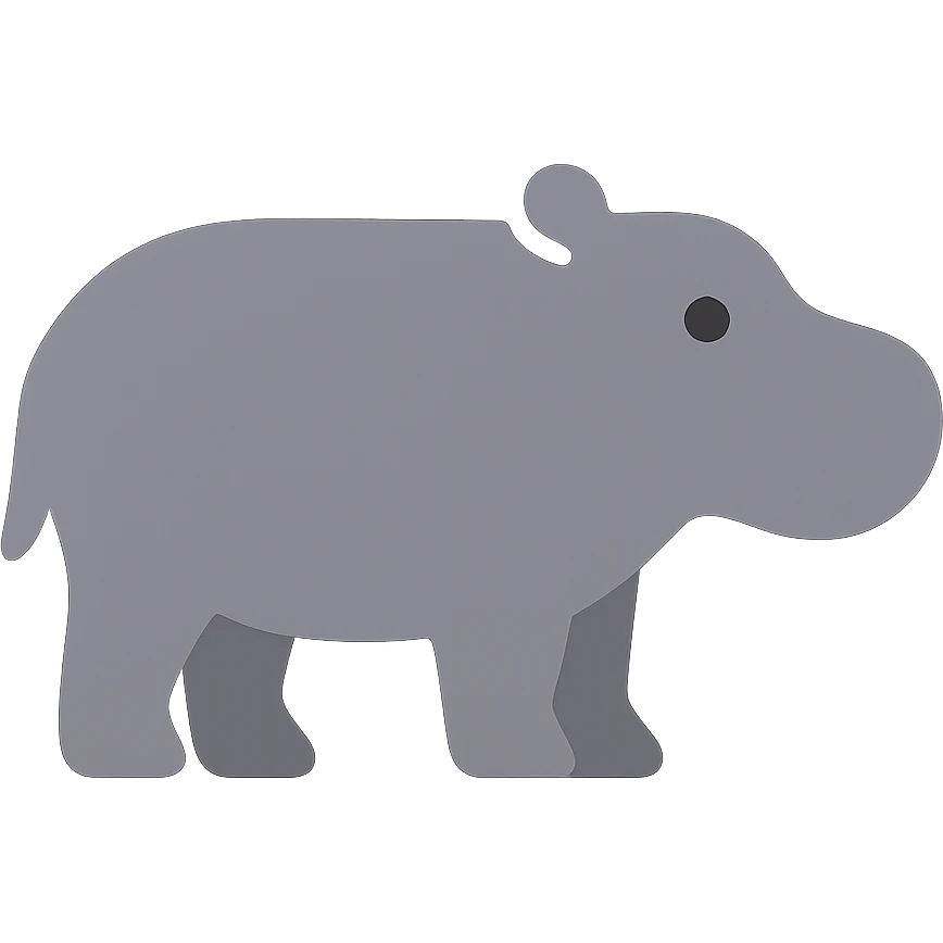 Hippo emoji