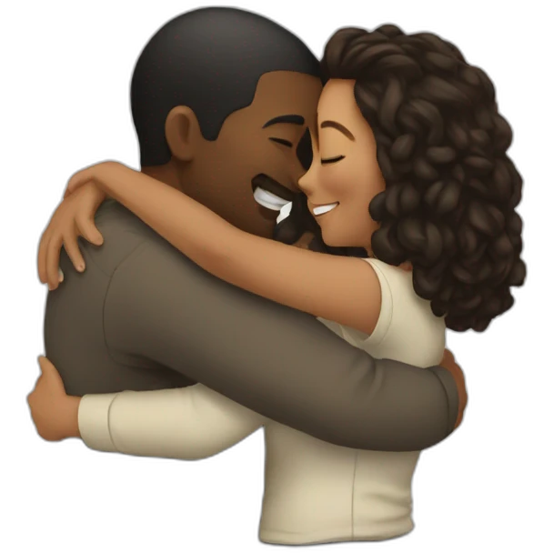 Hug relationship emoji