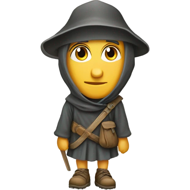 Peregrino camino santiago emoji