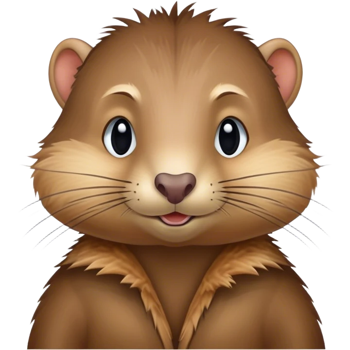 Make Elon Musk as a muskrat emoji