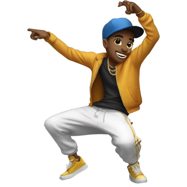 hip hop dancer emoji emoji