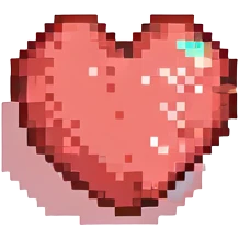 pink sticker simple heart emoji