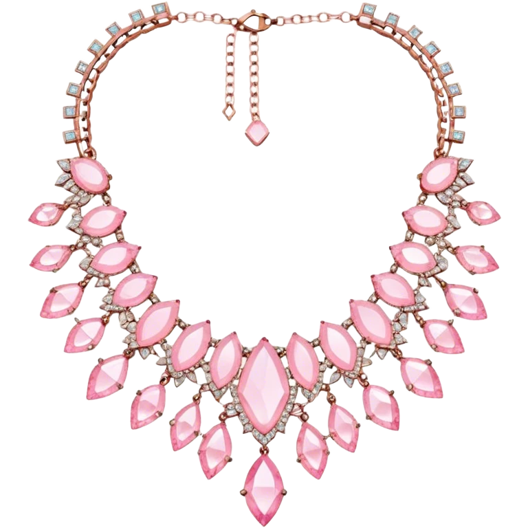 The crystal necklace from the disney movie atlantis but it's pastel pink emoji