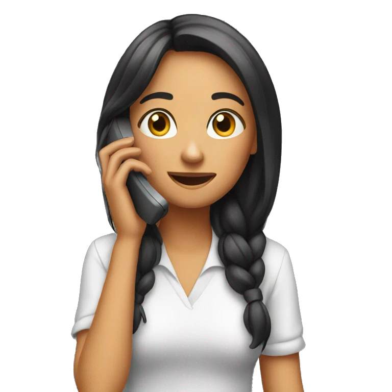 girl on the phone emoji