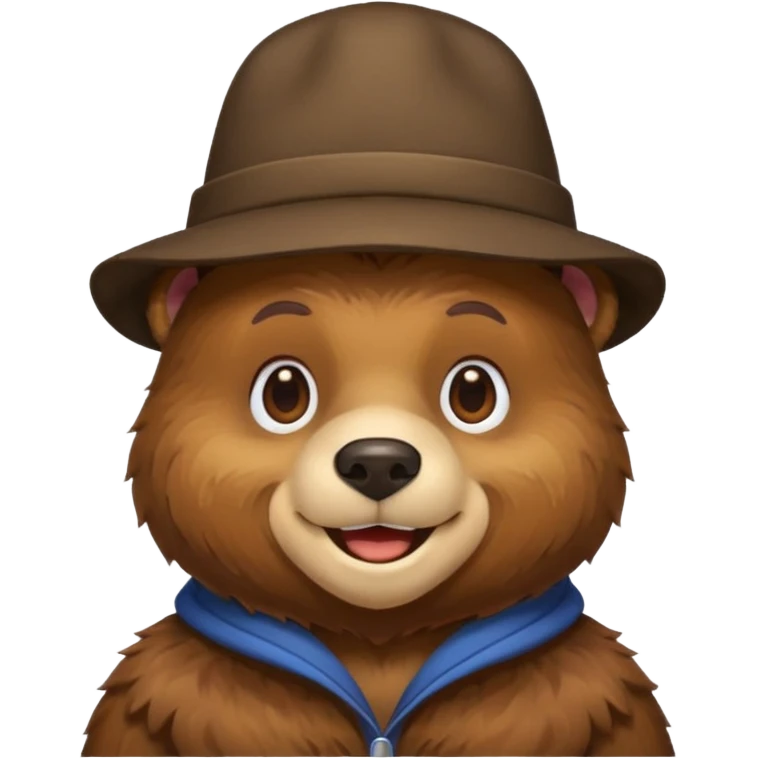 Bear wearing a hat  emoji