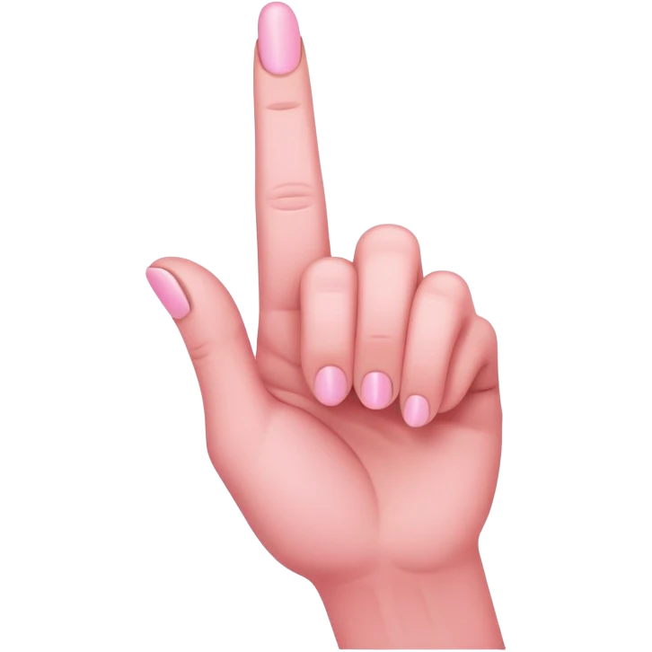 pink middle finger  emoji