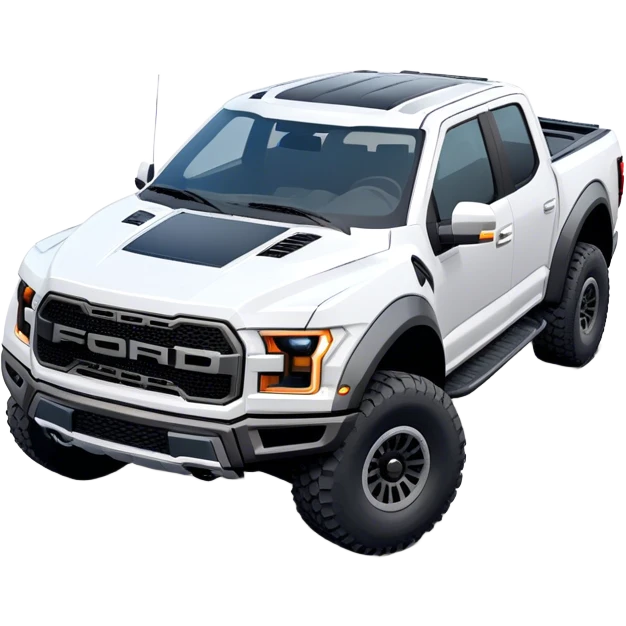 Ford f150 Raptor - Ford (Model Year: 2024) (Iconic colour: White) emoji