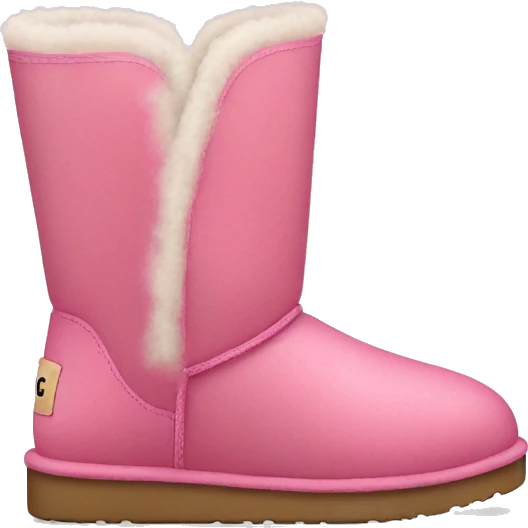 Pink ugg boots emoji