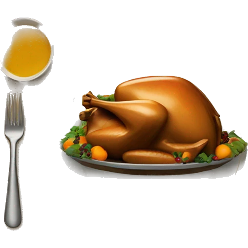 Thanksgiving plate emoji