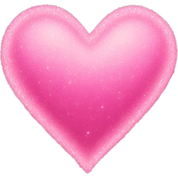 Pink sparkle heart  emoji