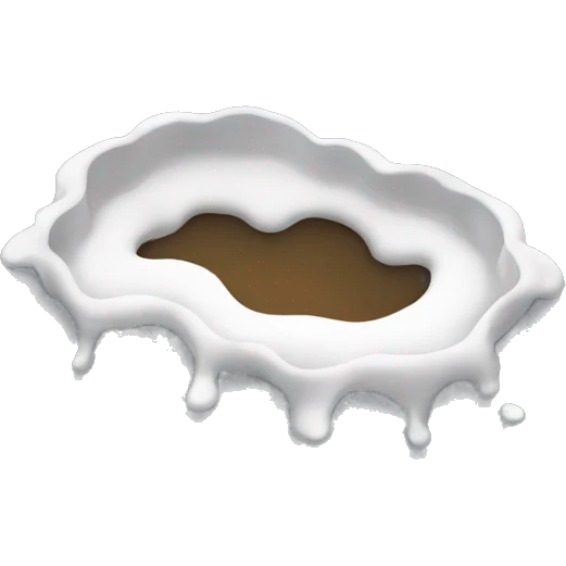 Toy puddle white emoji
