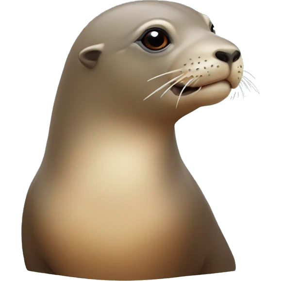 Cardinal sea lion emoji