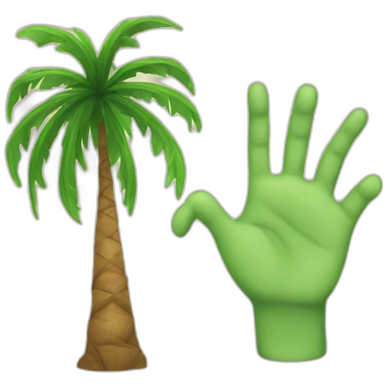 Palm readinf emoji