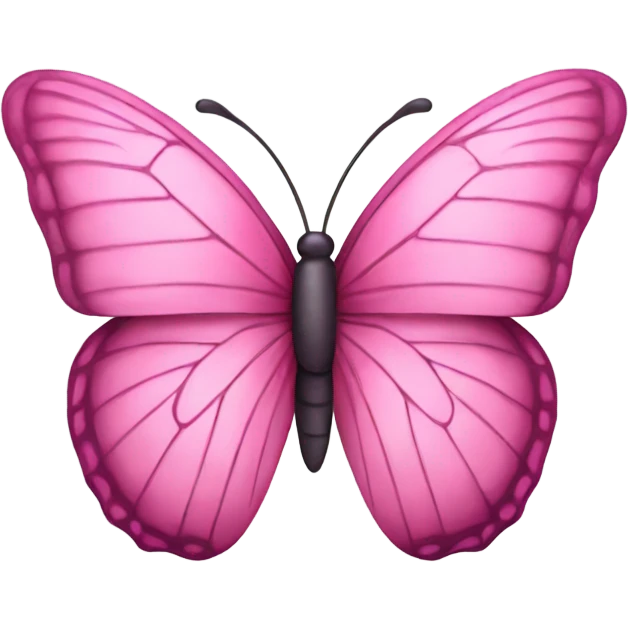 Pink butterfly  emoji