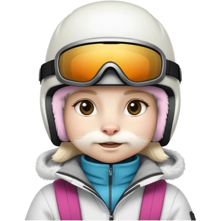 Snowboarder Bunny emoji